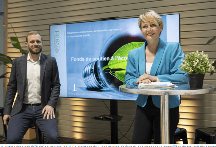 Revue de presse : Bilan de la première année du fonds de soutien à l’économie durable.