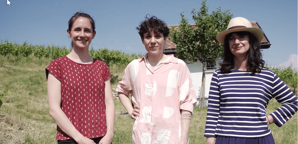 Les trois vigneronnes à l'origine du projet